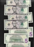 Statele Unite ale Americii USA SUA 5 dollars dolari 2021 aunc - unc pret pe bucata