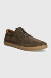 Gant pantofi de piele intoarsa Prepville barbati, culoarea verde, 29633679 G710