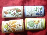 Serie Berlin 1997 - Flora - Fructe , 4 valori