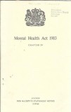 Cumpara ieftin Mental Health Act 1983 Carte Medicina Editura Her Majesty's Stationery Office Brosata An 1983 40 Pagini