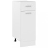 Dulap bucatarie inferior alb 30x46x81.5 cm, cu sertar, lemn prelucrat