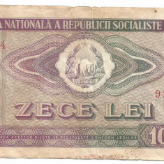 bancnota-10 lei 1966