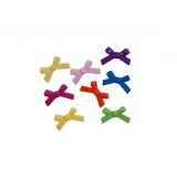 Fundite din plastic pentru activitati crafts,30mm, diverse culori,10 bucati set