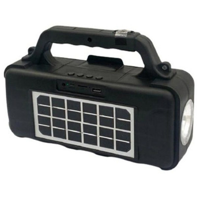 Boxa portabila cu panou solar CCLamp CL-820, cu Bluetooth, USB, si radio FM foto