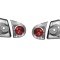 Set stopuri tuning VW GOLF 5 (1K), 10.2003-05.2009, model Hatchback, Taiwan, partea stanga+dreapta, LED; transparent, argintiu; cu lampa interioara;