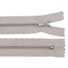 Fermoar spiralat nedetasabil, lungime 40 cm Taupe, Crisalida
