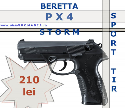 Pistol PX4 Beretta S T O R M 0.5 Joules - METAL slide airsoft foto