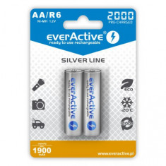 2 x baterie everActive R6/AA Ni-MH 2000 mAh Silver Line