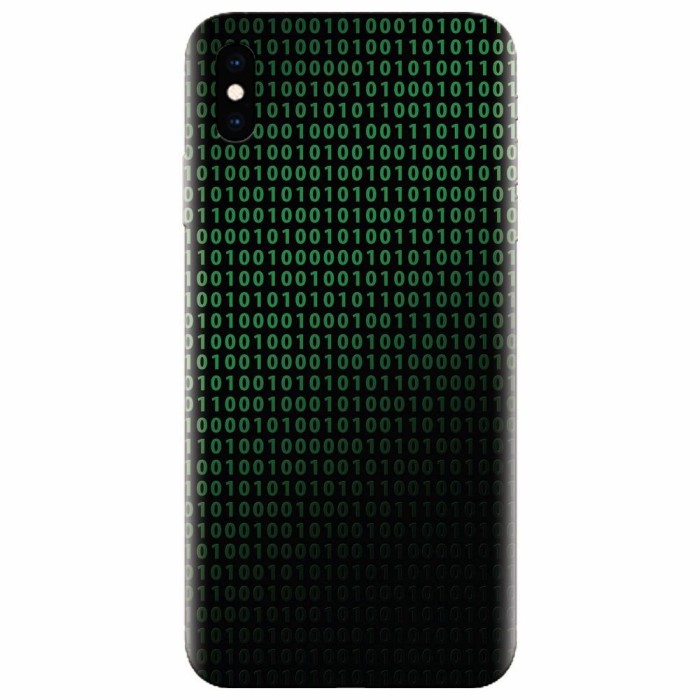 Husa silicon pentru Apple Iphone X, Binary Code