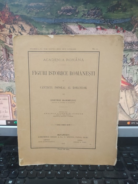 Dimitrie Marmeliuc, Figuri istorice rom&acirc;nești &icirc;n c&acirc;ntecul poporal al rom&acirc;nilor, București, Leipzig și Viena 1915, 200