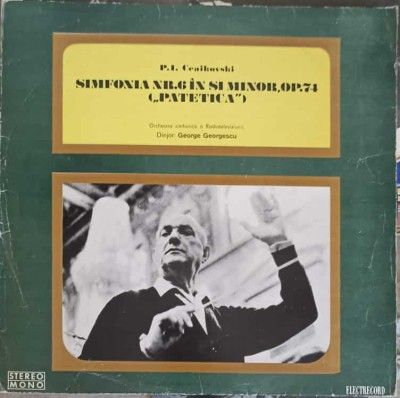 Disc vinil, LP. SIMFONIA NR.6 IN SI MINOR, OP.74 (PATETICA)-P.I. CEAIKOVSKI-219938 foto