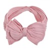 Bentita Par Fete Roz cu Funda Dubla Bumbac - Accesorii Moda Copii Elegante