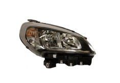 Far Fiat Doblo (263), 01.2015-, montare fata, dreapta, cu lumina de zi; H7+H7+W21W+WY21W; electric; rama neagra; halogen, Magneti Marelli