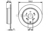 Disc frana HONDA CR-V II (RD) (2001 - 2006) BOSCH 0 986 479 449