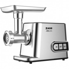 Masina de tocat Zass ZMG 10 3000 W Roti dintate metalice Inox foto