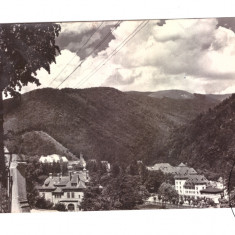 CP Sinaia - Vedere, RPR, circulata 1958, doua colturi indoiate