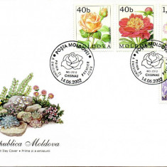 MOLDOVA 2002, FDC, Flora