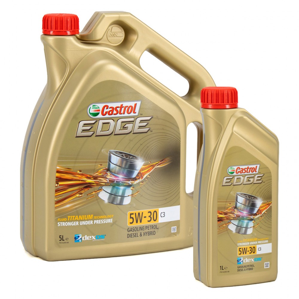 Set Ulei Motor Castrol Edge 5W-30 C3 5L 1552FD + Ulei Motor Castrol Edge  5W-30 C3 1L 15530D | Okazii.ro