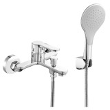 Baterie baie pentru cada / dus, Kadda Clover MY1708-3 CR, montaj aplicat, monocomanda, finisaj cromat