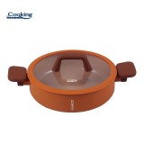 CRATITA ALU+CAP28x7.5CM,4.3L,TERRA ROSSA