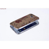Husa Ultra Slim PLUTA Apple iPhone 4/4S Rosu/Mov/Verde