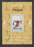 Mongolia 1996 - #670 J.O. de Vara Atlanta - S/S 1v MNH, Nestampilat