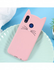 Carcasa protectie spate pisica pentru Huawei P20 Lite foto