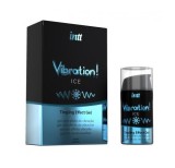 Gel INTT Vibration! Ice, pentru stimulare si excitare, cu efect de racire, Unisex, 15 ml