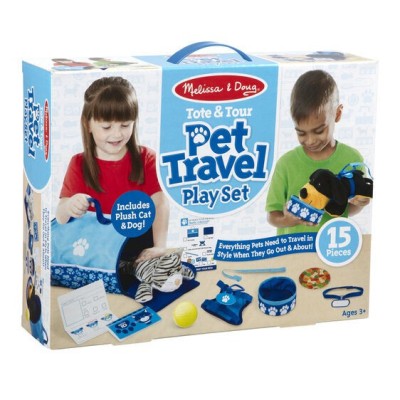 Set de joaca animalele de companie calatoresc melissa and doug foto