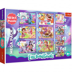 PUZZLE TREFL 10IN1 ENCHANTIMALS - FETELE UIMITOARE SuperHeroes ToysZone