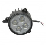 Far rotund 4 LED-uri, 32W 12-24V pentru John Deere, New Holland, Case IH, Magnum, Ford cod OEM 87328621, UT-W4012