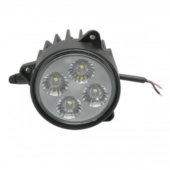 Far rotund 4 LED-uri, 32W 12-24V pentru John Deere, New Holland, Case IH, Magnum, Ford cod OEM 87328621, UT-W4012