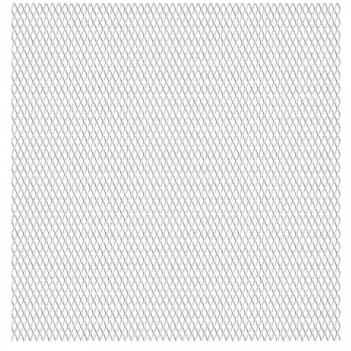 vidaXL Gard de s&acirc;rmă grădină, 50x50 cm, 45x20x4 mm, oțel inoxidabil