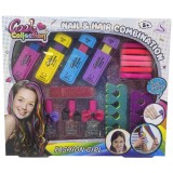 Set Fashion Girl pentru manichiura, pedichiura si creta par
