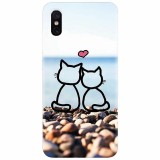 Husa silicon pentru Xiaomi Mi 8 Pro, In Love Cats