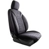 Set Huse Scaune Auto pentru Volvo S60 - Panda Paris, negru gri, 11 piese