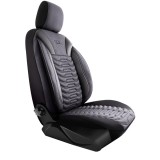 Cumpara ieftin Set Huse Scaune Auto pentru Volkswagen Passat - Panda Paris, negru gri, 11 piese