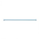 Bara perdea duș Sensea extensibilă, 75-135 cm, alb