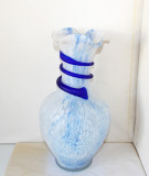 Studio Art: Vaza mare, pate de verre, suflata si modelata manual - UNICAT