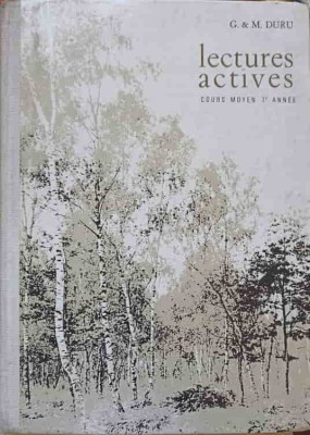 LECTURES ACTIVES COMPTE RENDU DE LECTURE-G. DURU, M. DURU foto