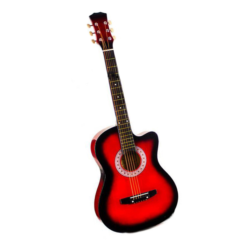 Chitara clasica din lemn IdeallStore®, marime 4/4, True Sound, 95 cm, rosie  | Okazii.ro