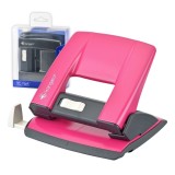 Perforator metalic roz fucsia, 20 coli, model Kangaro AION-20 S