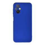 Husa soft silicon compatibila cu xiaomi redmi 12c, matte efect, camera ultra safe, albastru
