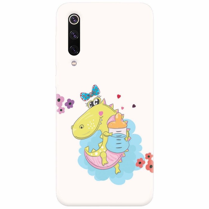 Husa silicon pentru Xiaomi Mi 9, Bebe Crocodil