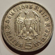 Germania Nazista 5 reichsmark 1935 E argint