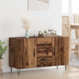 vidaXL Bufet cu sertar Lemn Vechi 100 x 36 x 60 cm Lemn compozit 882469