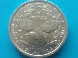 NOUA CALEDONIE-5 FRANCS 1990
