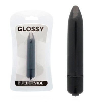 Vibrator Glossy Thin Vibe Negru foto