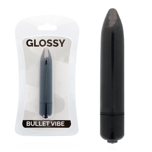 Vibrator Glossy Thin Vibe Negru