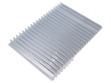 Radiator aluminiu extrudat cu aripioare - dimensiuni L: 150mm W: 219mm